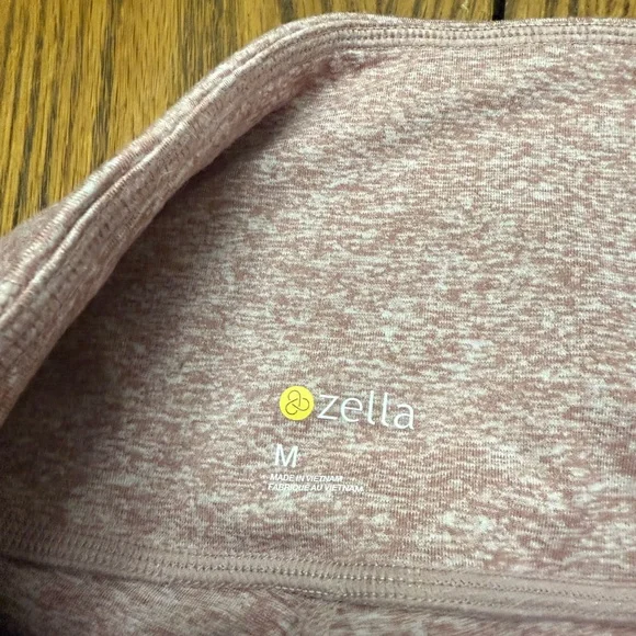 Zella Heathered Pink Leggings - Picture 2 of 6